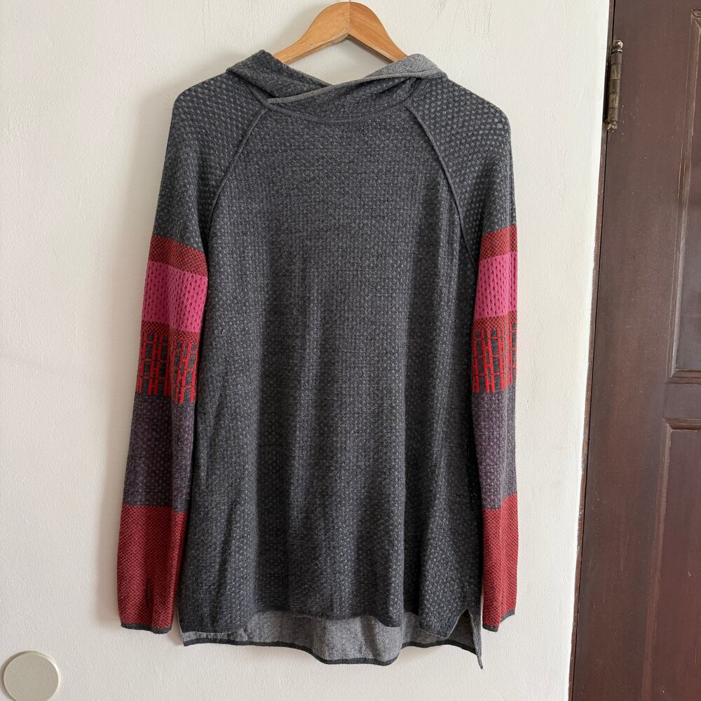 KRIMSON KLOVER | Women's Mover Maker Merino Cotton Tunic Hooded Sweater | Large